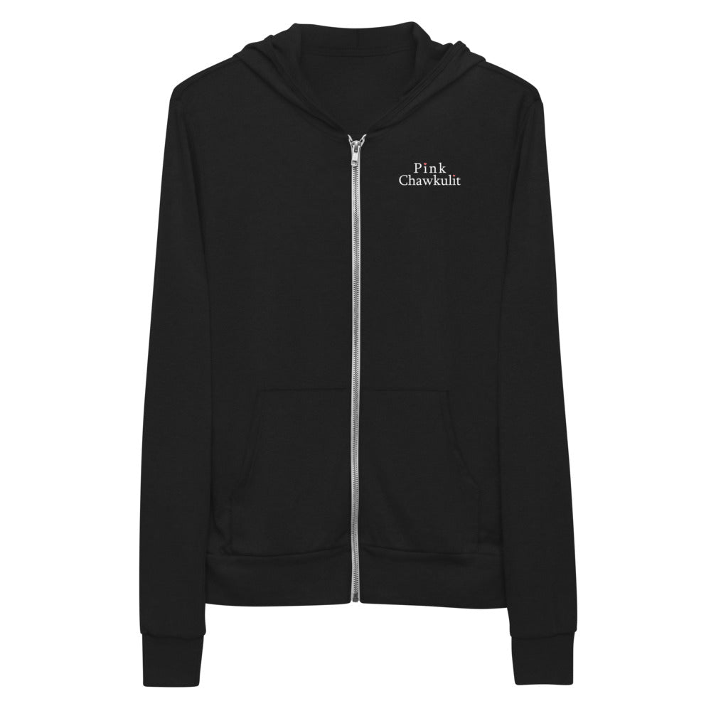 Pink Chawkulit - Logo Unisex zip hoodie
