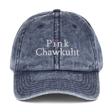 Load image into Gallery viewer, Pink Chawkulit - Embroidered Vintage Cotton Twill Cap