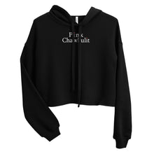 Load image into Gallery viewer, Pink Chawkulit - Crop Hoodie