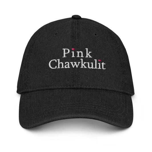 Pink Chawkulit - Logo Embroidered Denim Hat