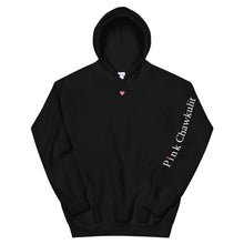 Load image into Gallery viewer, Pink Chawkulit Heart - Unisex Hoodie - Sleeve Logo
