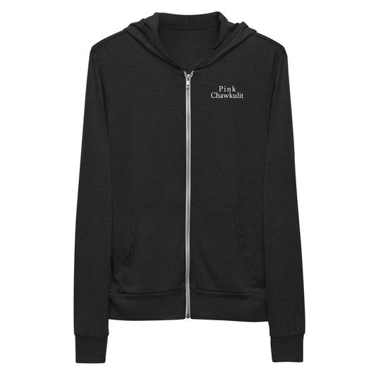 Pink Chawkulit - Logo Unisex zip hoodie
